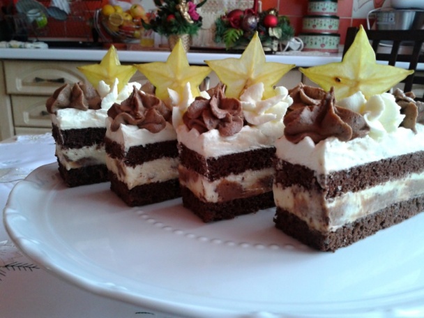 Vianočné čokoládové rezy (fotorecept) - obrázok 8