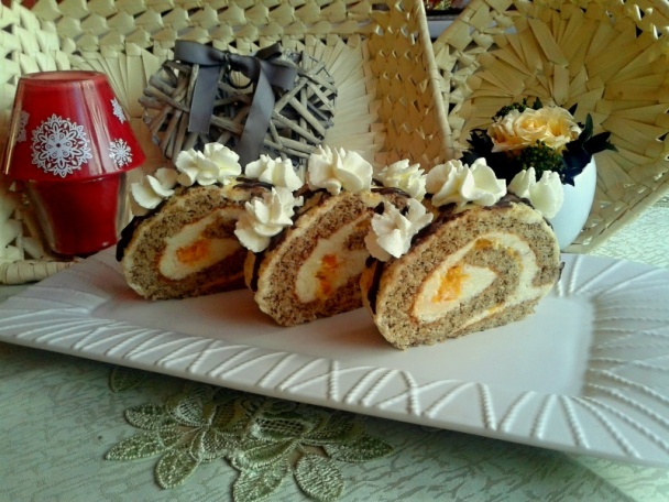 Orechová roláda s mandarínkami (fotorecept) - obrázok 10