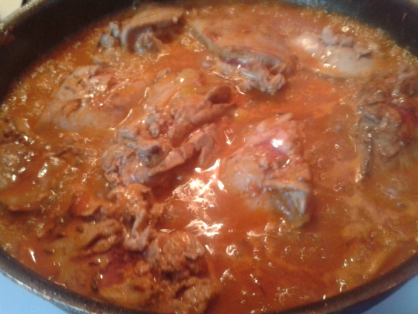 Kačacia pečeň na cibuľke s paradajkovou šťavou (fotorecept) - obrázok 3