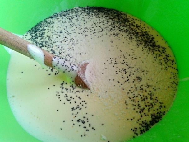 Makové rezy s vanilkovo-čokoládovým krémom (fotorecept) - obrázok 2