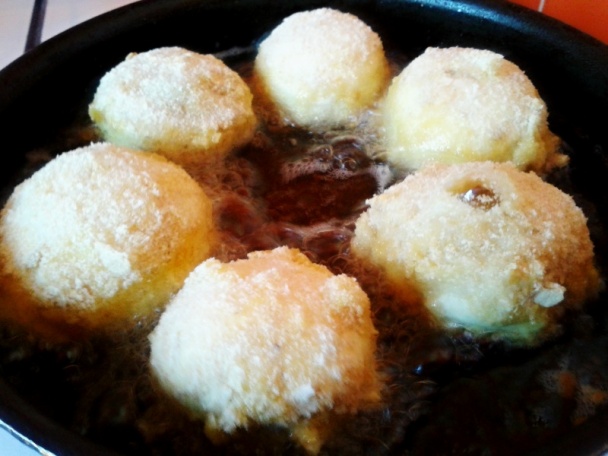 Vyprážané plnené šampiňóny (fotorecept) - obrázok 4