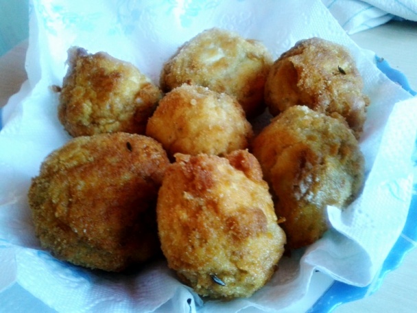 Vyprážané plnené šampiňóny (fotorecept) - obrázok 5