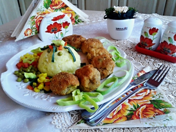 Vyprážané plnené šampiňóny (fotorecept) - obrázok 6