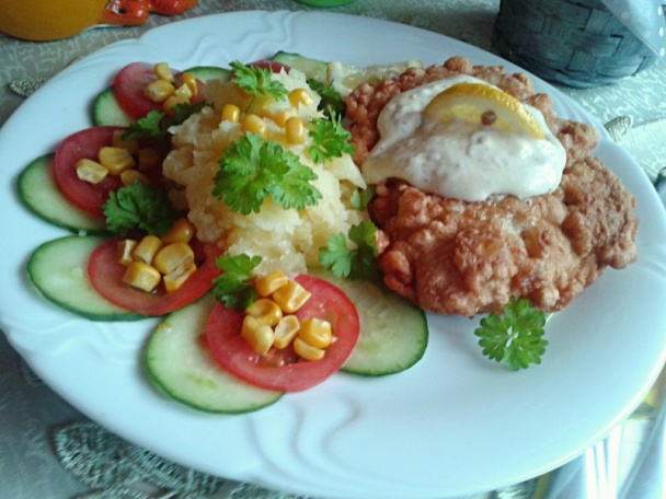 Vyprážané hoki v kukuricovom cestíčku s domácou tatárkou (fotorecept) - obrázok 4