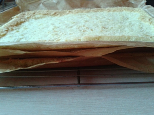 Tvarohovo-pomarančové rezy so šľahačkou (fotorecept) - obrázok 4