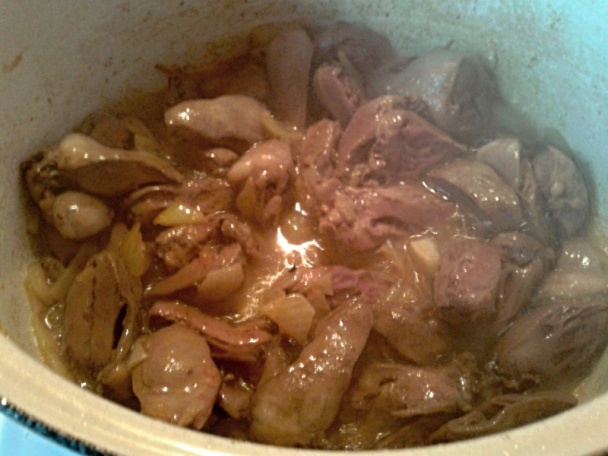 Morčacie srdiečka na červenej fazuli s kukuricou v paradajkovej omáčke (fotorecept) - obrázok 4