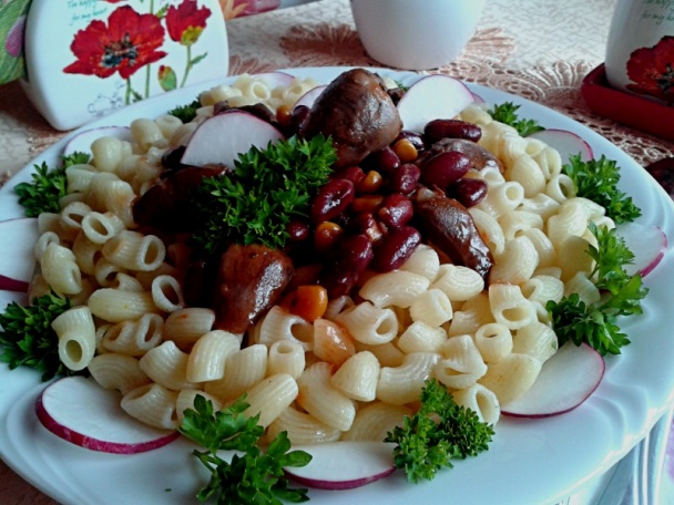 Morčacie srdiečka na červenej fazuli s kukuricou v paradajkovej omáčke (fotorecept) - obrázok 9