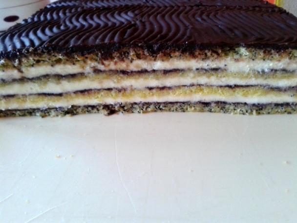 Makovo-piškótové rezy (fotorecept) - obrázok 9