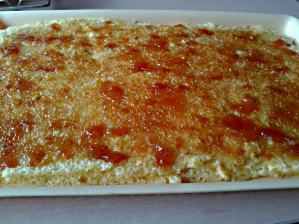 Jablkové piškótové rezy s čokopolevou (fotorecept) - obrázok 6