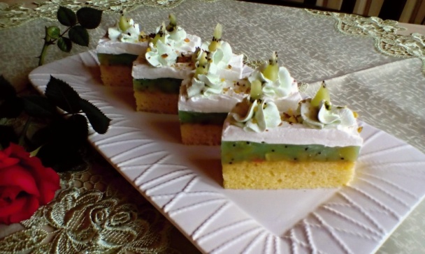 Pistáciové kivi rezy (fotorecept) - obrázok 9