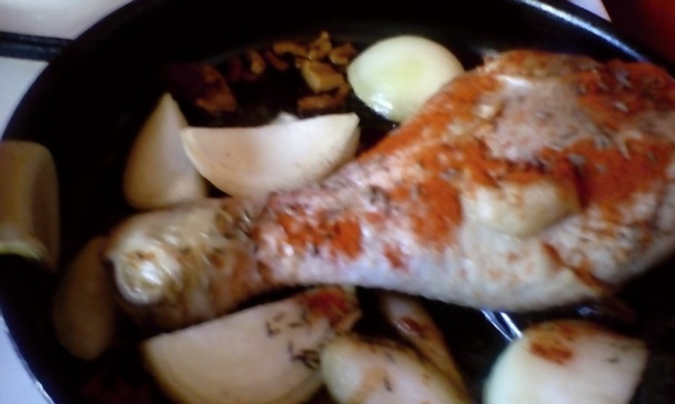 Morčacie stehno na víne so žemľovou knedľou s kukuricou (fotorecept) - obrázok 5