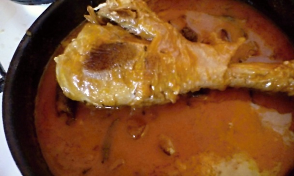 Morčacie stehno na víne so žemľovou knedľou s kukuricou (fotorecept) - obrázok 6