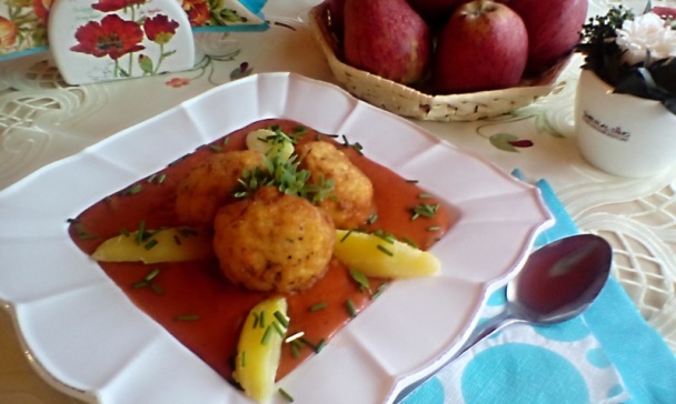 Guľky z ryby hoki v paradajkovej omáčke (fotorecept) - obrázok 6