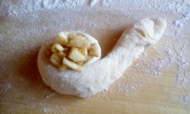 Briošky s jablkovou plnkou (fotorecept) - obrázok 4