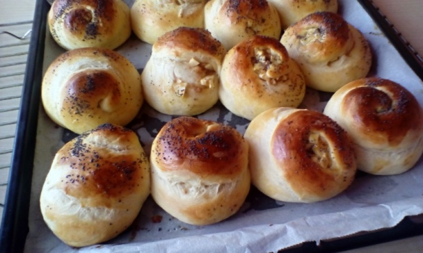 Briošky s jablkovou plnkou (fotorecept) - obrázok 6