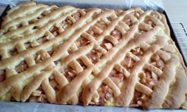 Krehký jablkovo-tvarohový mrežovník (fotorecept) - obrázok 11