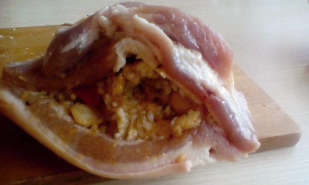 Pečený plnený bravčový bôčik (fotorecept) - obrázok 5