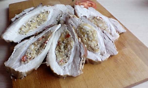 Pečený plnený bravčový bôčik (fotorecept) - obrázok 11