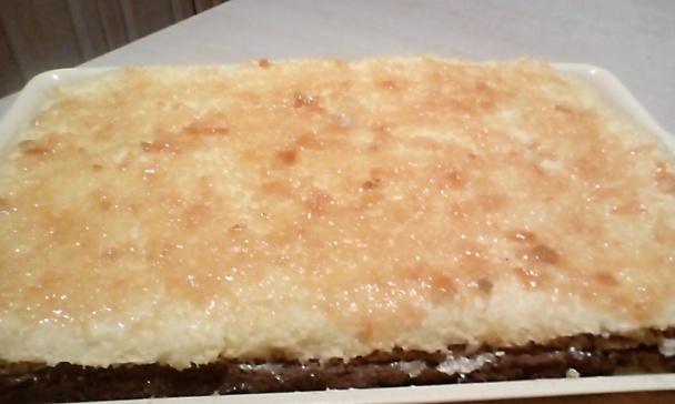 Kakaové rezy s orechovým krémom (fotorecept) - obrázok 8