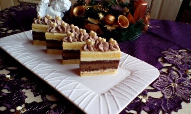 Vianočné čokoládové rezy s orieškami (fotorecept) - obrázok 11