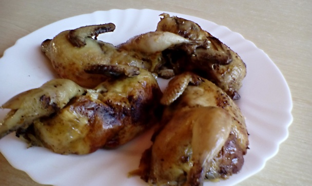 Plnené pečené prepeličky na bielom víne (fotorecept) - obrázok 6