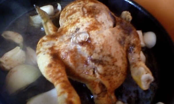 Zeleninou plnené pečené mini kurča (fotorecept) - obrázok 6