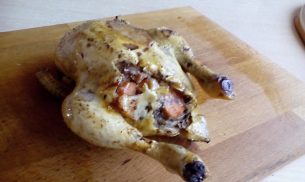 Zeleninou plnené pečené mini kurča (fotorecept) - obrázok 7