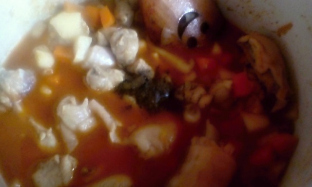 Kuracie ragú z vykosteného stehna (fotorecept) - obrázok 4