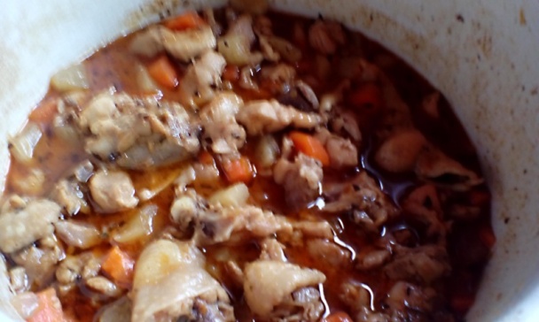 Kuracie ragú z vykosteného stehna (fotorecept) - obrázok 5