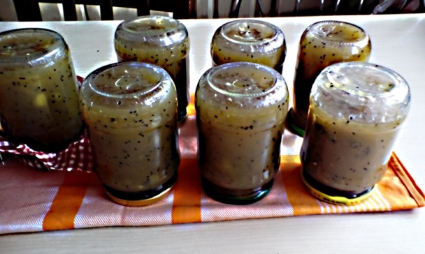 Kivi-banánový džem so škoricou a s rumom (fotorecept) - obrázok 6