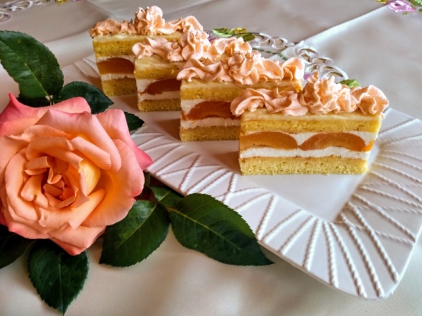 Marhuľové rezy s tvarohovým krémom a marhuľovicou (fotorecept) - obrázok 13