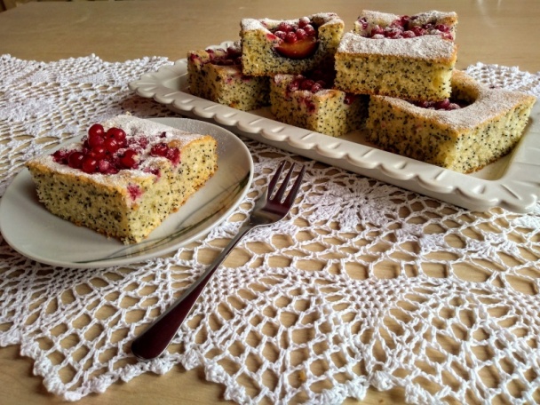 Maková bublanina so slivkami a ríbezľami (fotorecept) - obrázok 5