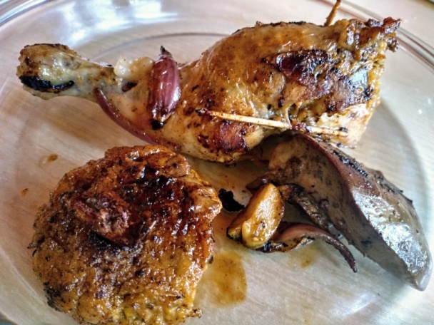 Morčacou pečeňou plnené kuracie stehno so zeleninou (fotorecept) - obrázok 10