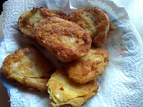 Vyprážané kapustové plátky (fotorecept) - obrázok 5