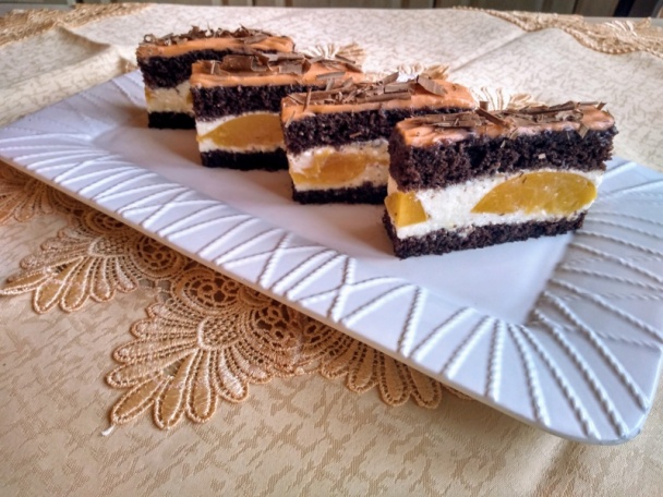 Broskyňové rezy s tvarohovým krémom (fotorecept) - obrázok 9