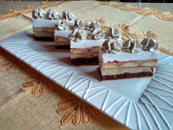 Kávovo-orechové rezy na oblátke (fotorecept) - obrázok 11