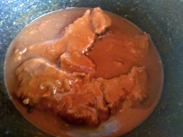 Hovädzí plátok na drienkovom lekvári a bielom víne (fotorecept) - obrázok 9