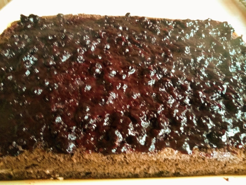 Vianočné čokoládové rezy s čučoriedkami (fotorecept) - obrázok 11