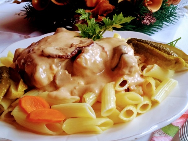 Kuracina so sušenými hríbmi na smotane (fotorecept) - obrázok 8