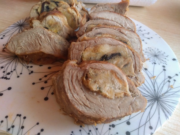 Bravčová podbrušina s hubovou plnkou so saturejkou (fotorecept) - obrázok 12