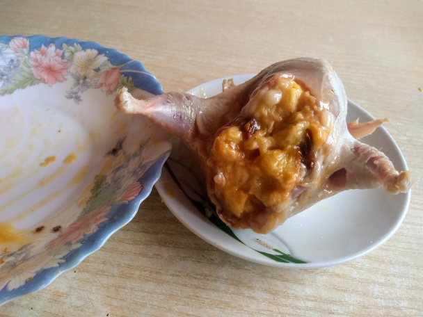 Opečená plnená prepelica s griotkou a karamelizovaným egrešom (fotorecept) - obrázok 4