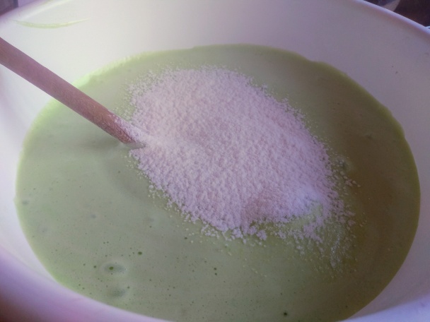 Zelené piškótové rezy (fotorecept) - obrázok 2