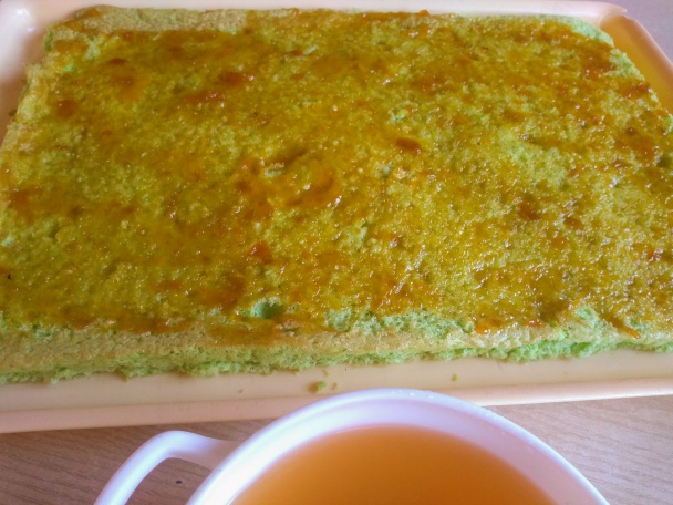 Zelené piškótové rezy (fotorecept) - obrázok 6