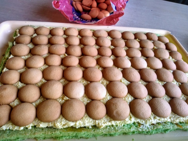 Zelené piškótové rezy (fotorecept) - obrázok 8