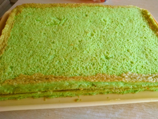 Zelené piškótové rezy (fotorecept) - obrázok 9