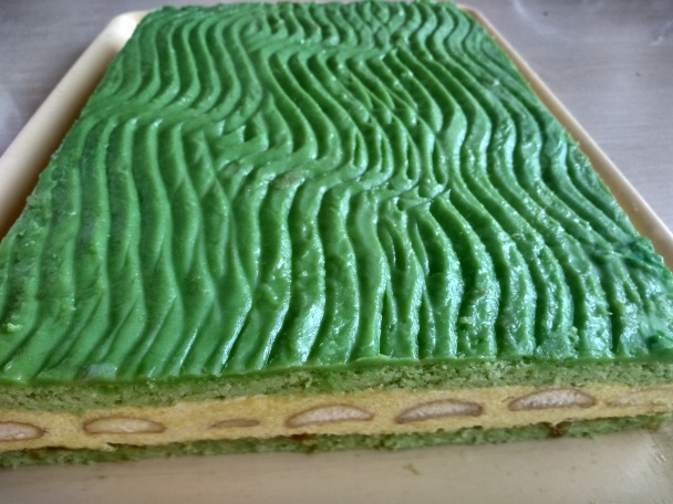 Zelené piškótové rezy (fotorecept) - obrázok 10