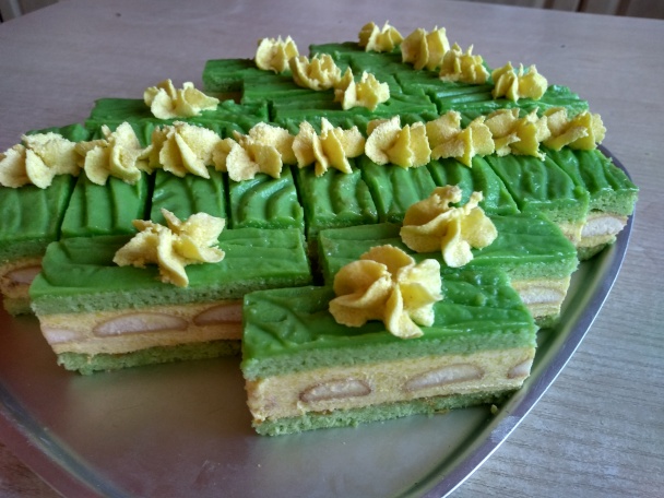 Zelené piškótové rezy (fotorecept) - obrázok 11