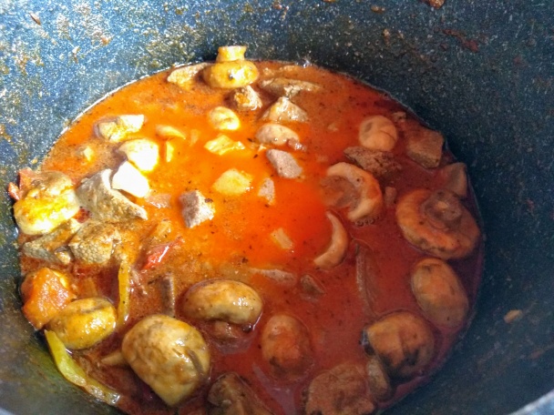 Pečienkový perkelt so šampiňónmi (fotorecept) - obrázok 11