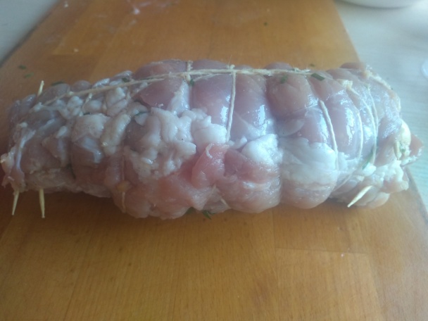 Pečená plnená bravčová krkovička na červenom víne (fotorecept) - obrázok 6