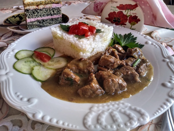 Hovädzie kocky na karameli (fotorecept) - obrázok 12